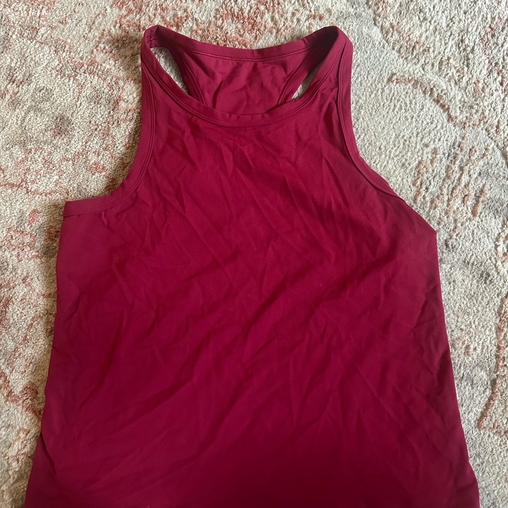 Lululemon Athletica Pink Sleeveless Tank Top